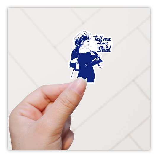 Grease Sandy Tell Me About It Stud Die Cut Sticker (898)