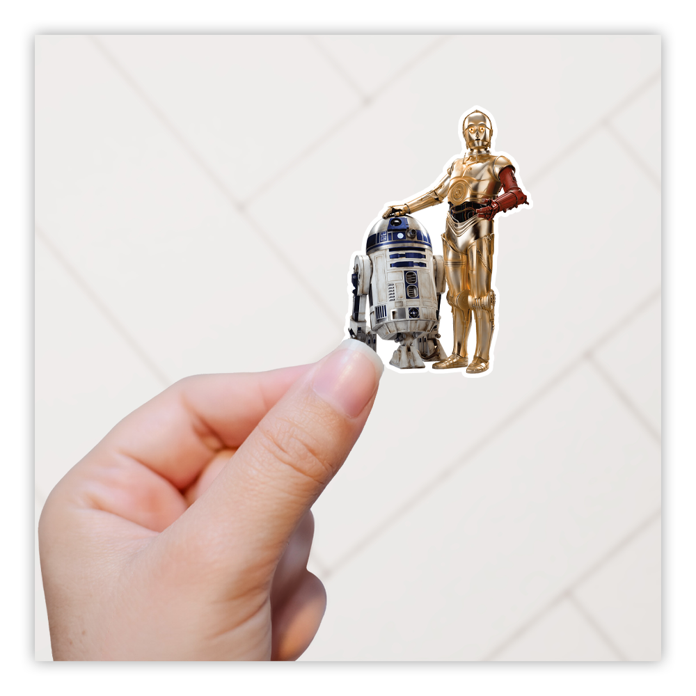 Star Wars Droids R2-D2 & C-3PO Die Cut Sticker (89)