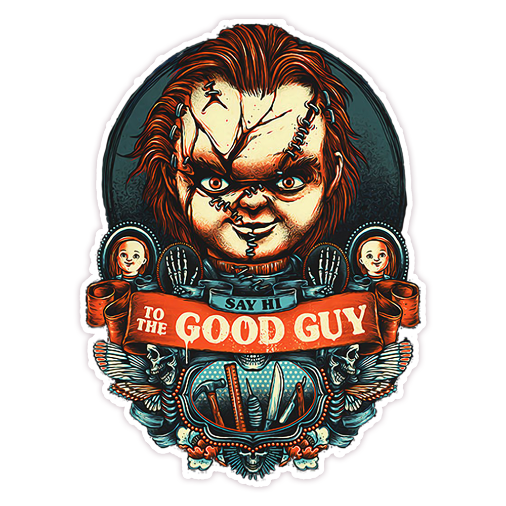 Chucky Good Guy Die Cut Sticker (9)