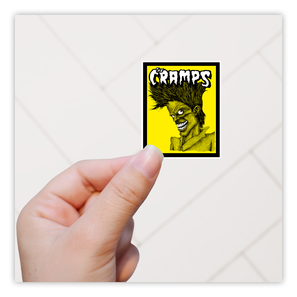 The Cramps Bad Music for Bad People Die Cut Sticker (901)