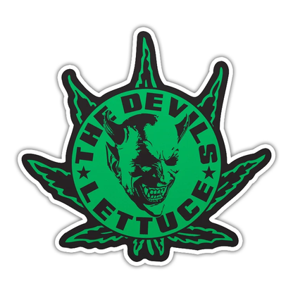 The Devil's Lettuce Die Cut Sticker (903)