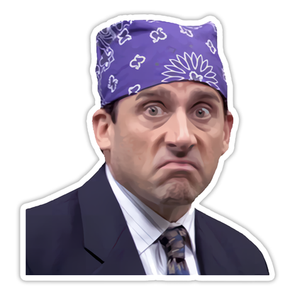 The Office Prison Mike Die Cut Sticker (906)