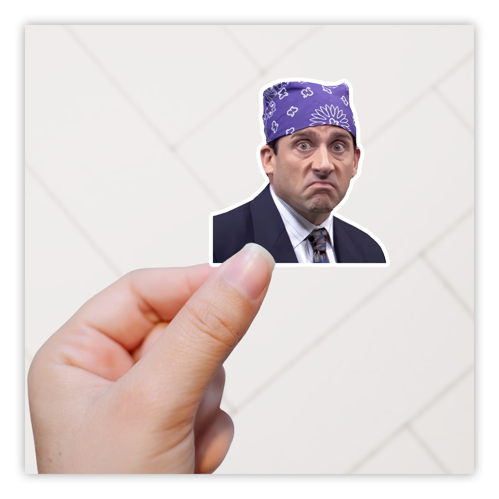 The Office Prison Mike Die Cut Sticker (906)