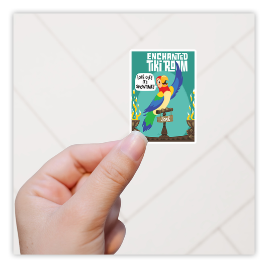 Enchanted Tiki Room Poster Die Cut Sticker (916)