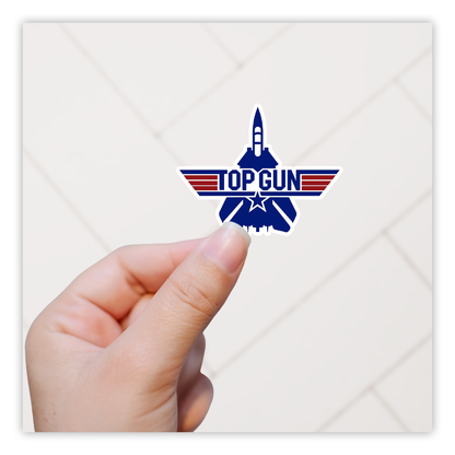 Top Gun Die Cut Sticker (926)