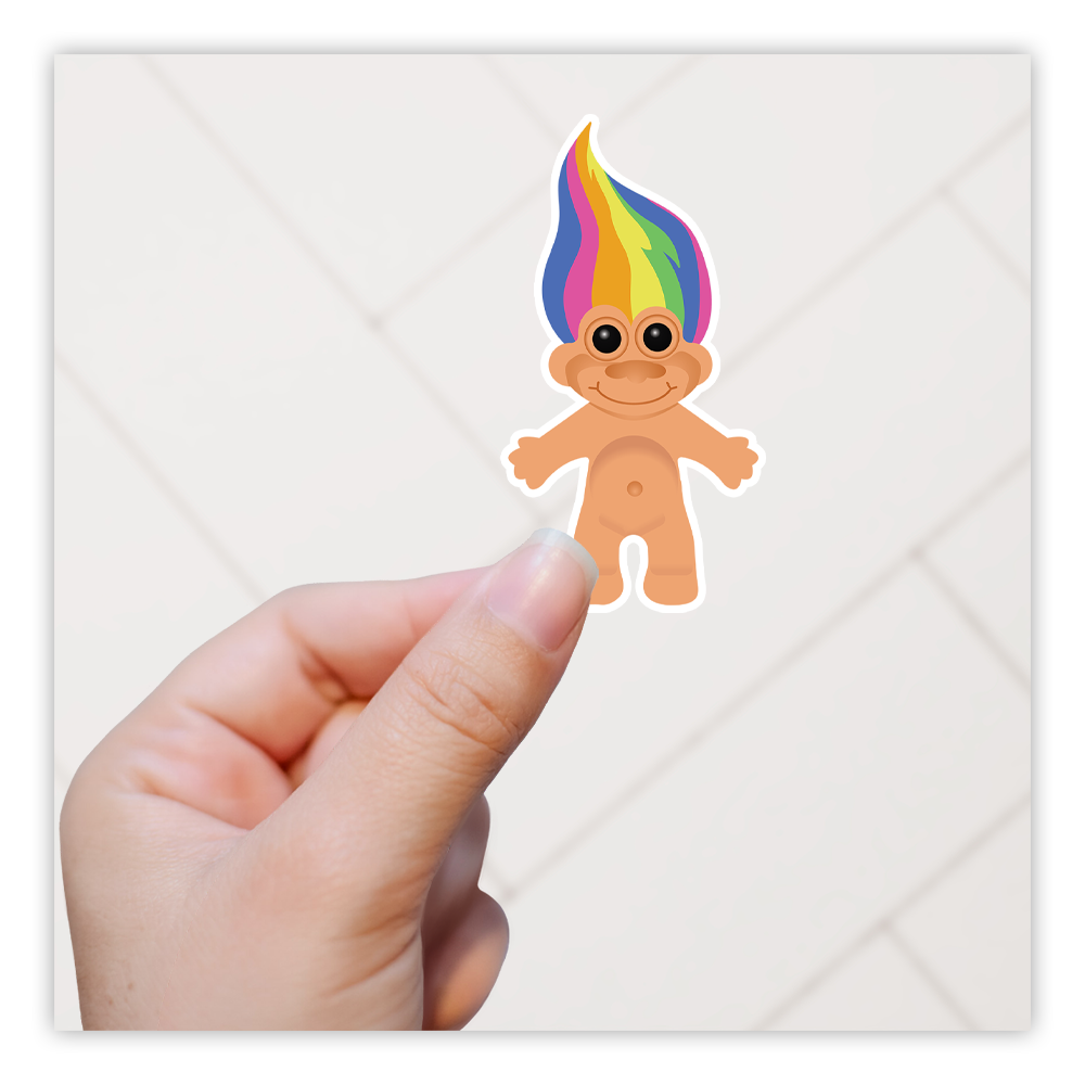 Troll Doll Die Cut Sticker (932)