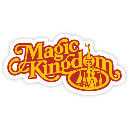 Magic Kingdom Sign Die Cut Sticker (958)