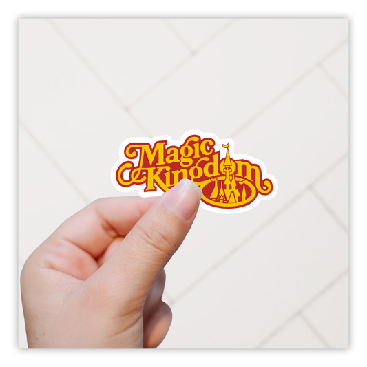 Magic Kingdom Sign Die Cut Sticker (958)