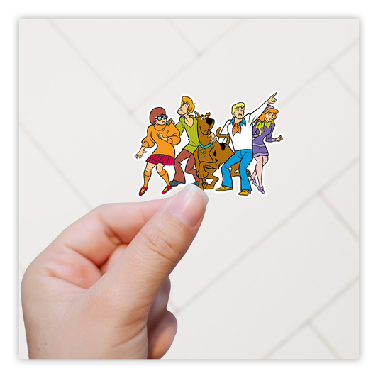 Scooby Doo Gang Die Cut Sticker (962)