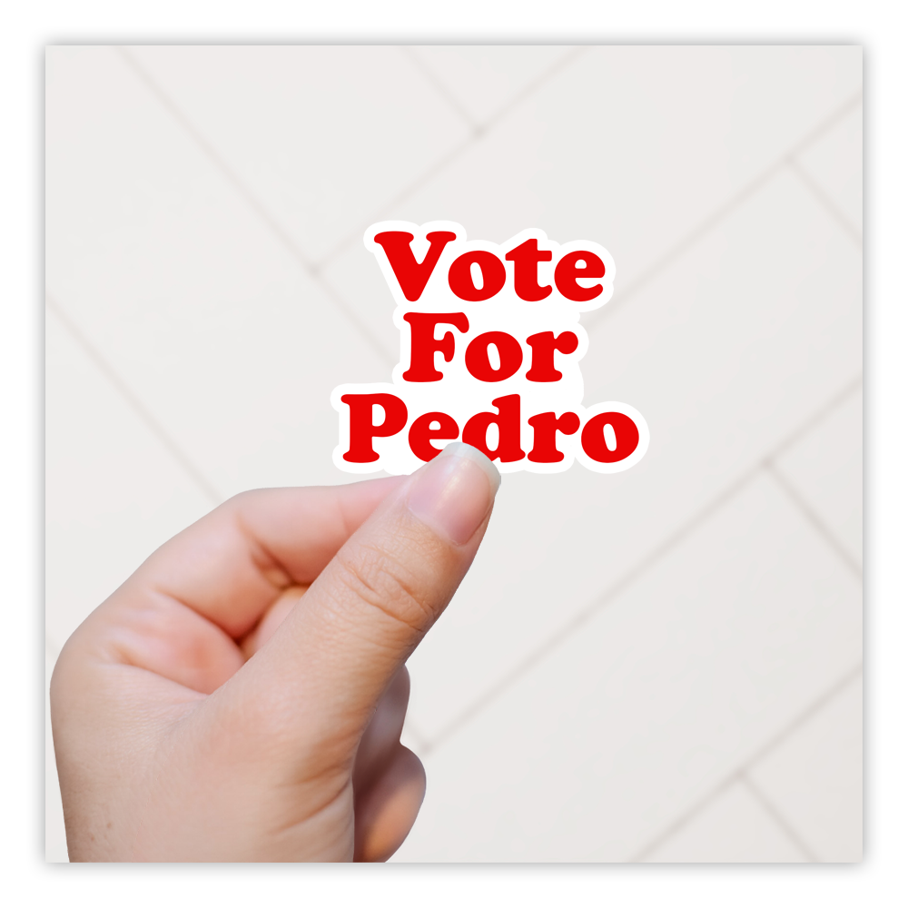 Napoleon Dynamite Stem Vir Pedro Die Cut Sticker (964)