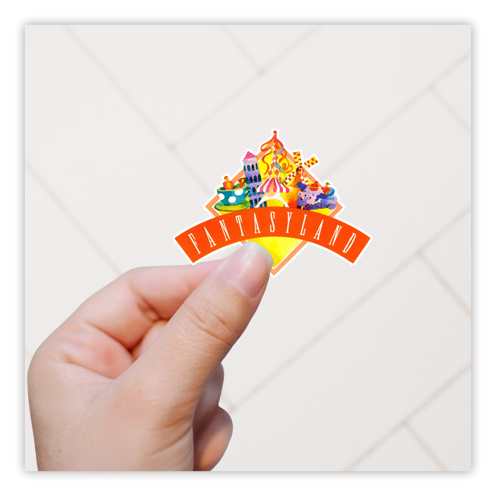 Fantasyland Die Cut Sticker (96)