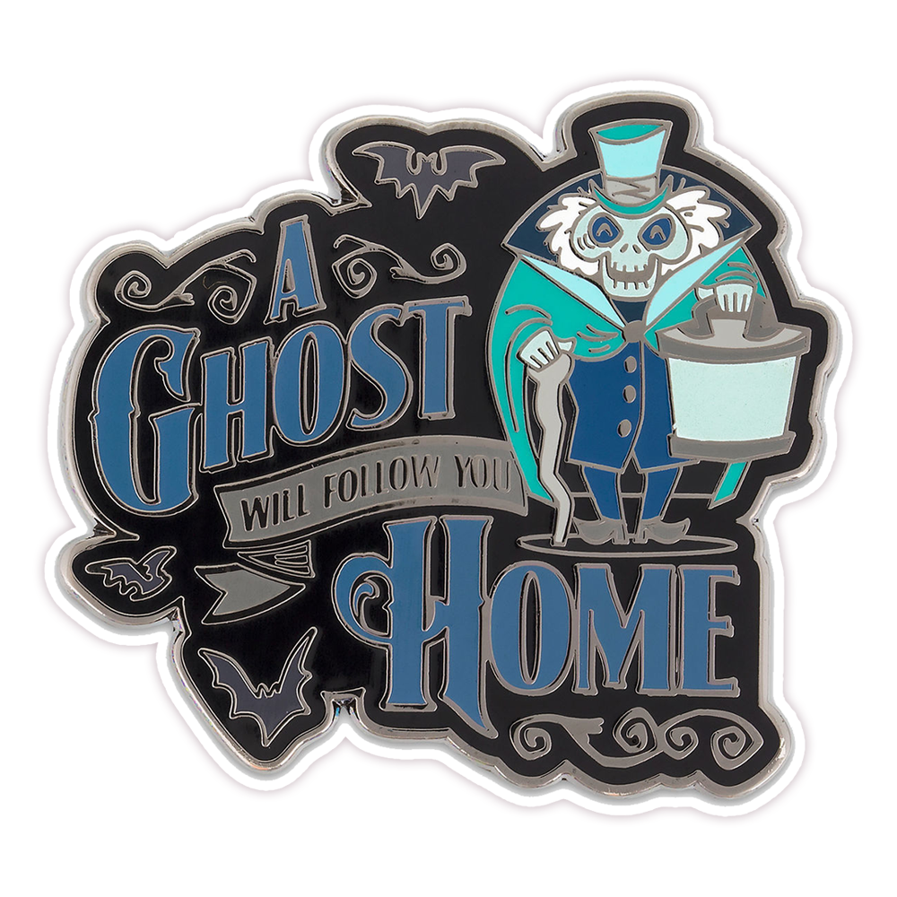 A Ghost Will Follow You Home Haunted Mansion Die Cut Sticker (97)