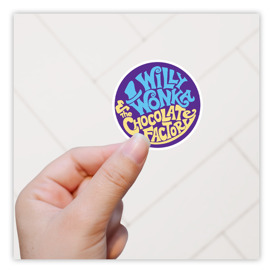 Willy Wonka and The Chocolate Factory Die Cut Sticker (986)