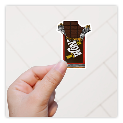 Willy Wonka and The Chocolate Factory Wonka Bar Die Cut Sticker (993)