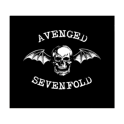 Avenged Sevenfold Skull Bat 20oz Sublimated Metal Tumbler