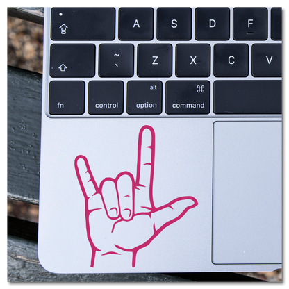 ASL I Love You Hand Vinyl Decal Sticker
