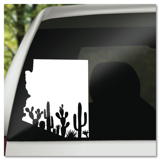 Arizona State Cactus Vinyl Decal Sticker