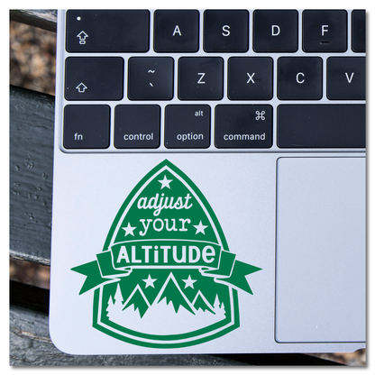 Adjust Your Altitude Vinyl Decal Sticker
