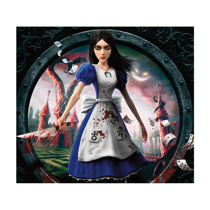American McGee's Alice Madness Returns 20oz Sublimated Metal Tumbler