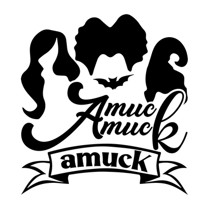 Hocus Pocus Amuck Amuck Amuck Vinyl Decal Sticker