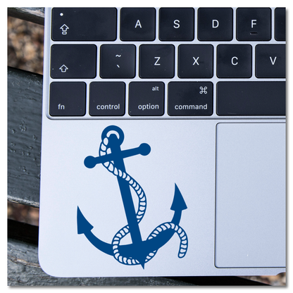 Anchor with Rope Vinyl Decal Sticker