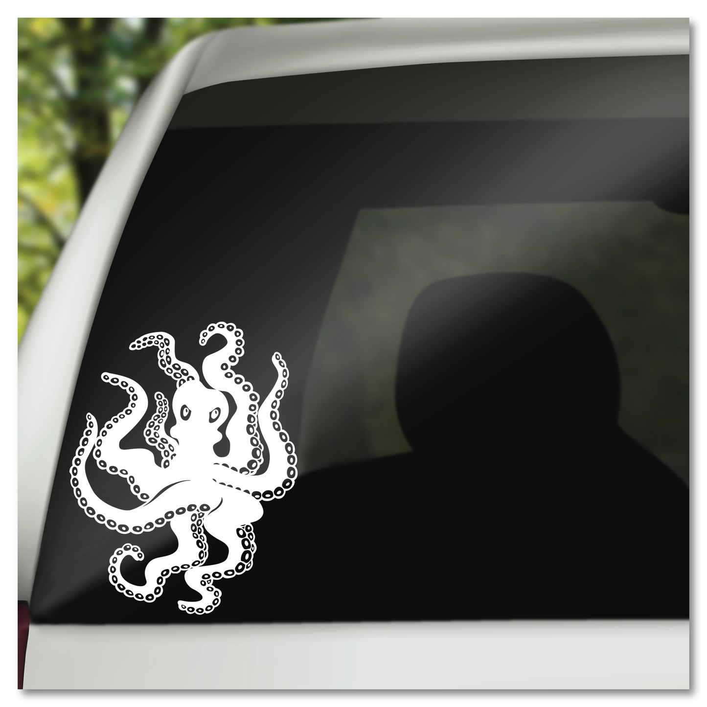 Angry Octopus Vinyl Decal Sticker