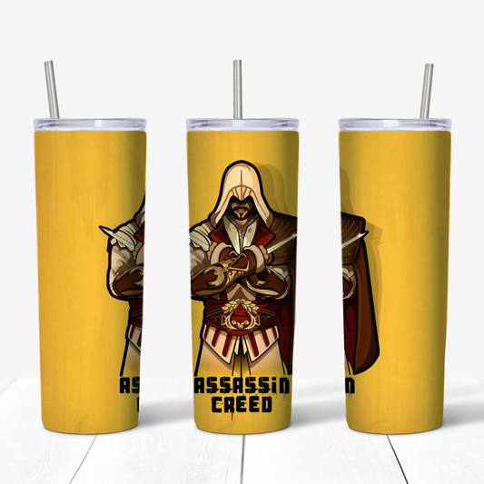 Assassin's Creed 20oz Sublimated Metal Tumbler