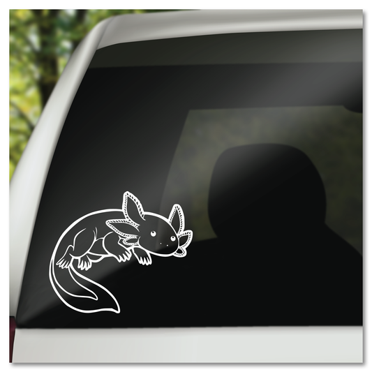 Axolotl Vinyl Decal Plakker