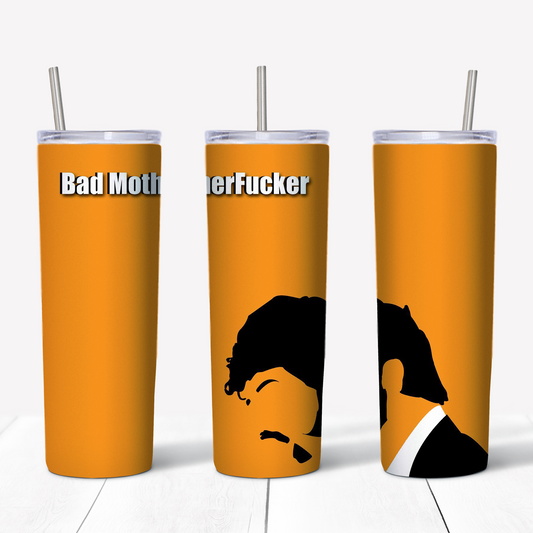 Bad Mother Fucker Jules Pulp Fiction 20oz Sublimated Metal Tumbler