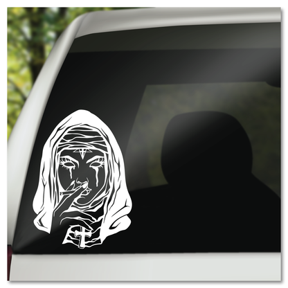 Evil Nun Vinyl Decal Sticker