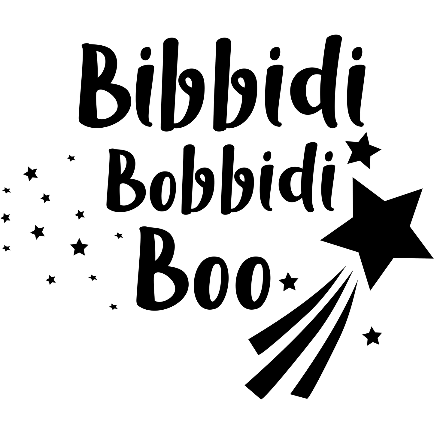 Bibbidi Bobbidi Boo Disney Cinderella Vinyl Decal Sticker