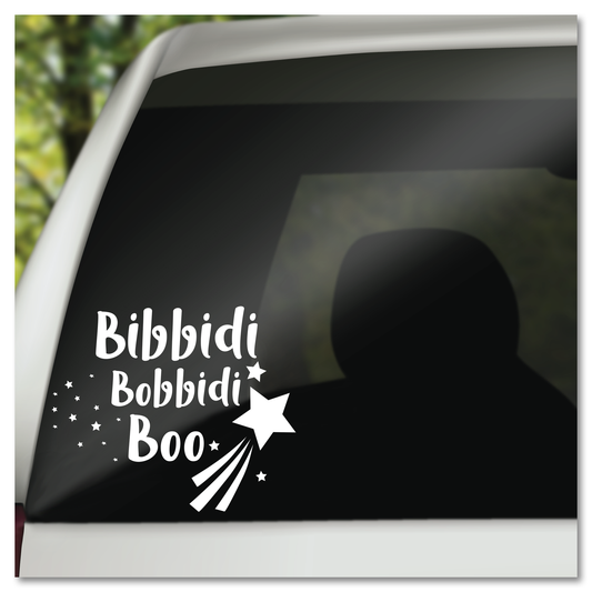 Bibbidi Bobbidi Boo Disney Cinderella Vinyl Decal Sticker