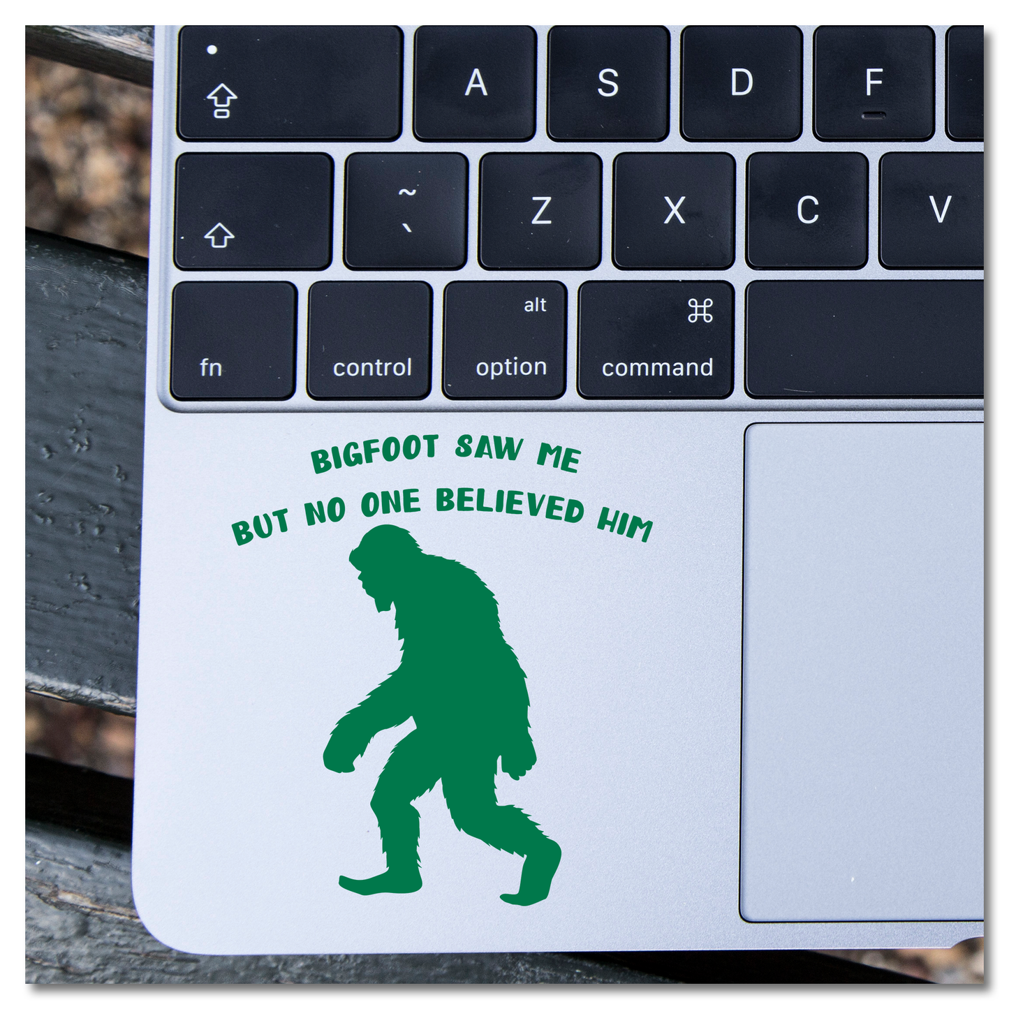 Bigfoot Saw Me But No One Believed Me Vinyl Decal Sticker