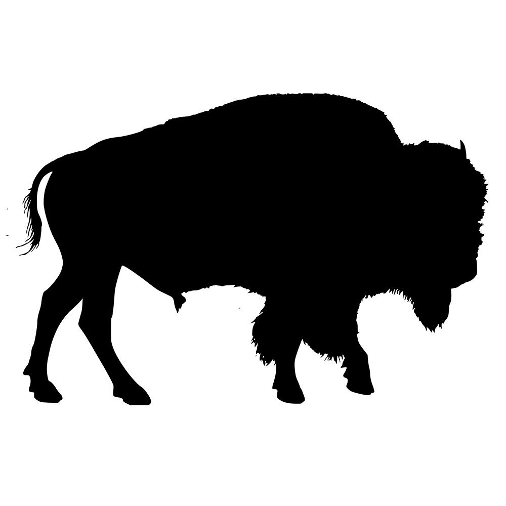 Bison / Buffel Vinyl Decal Plakker