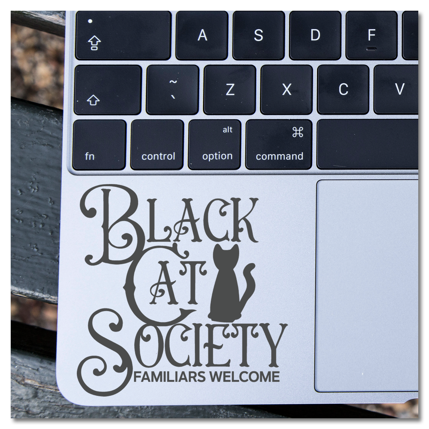 Black Cat Society Vinyl Decal Sticker