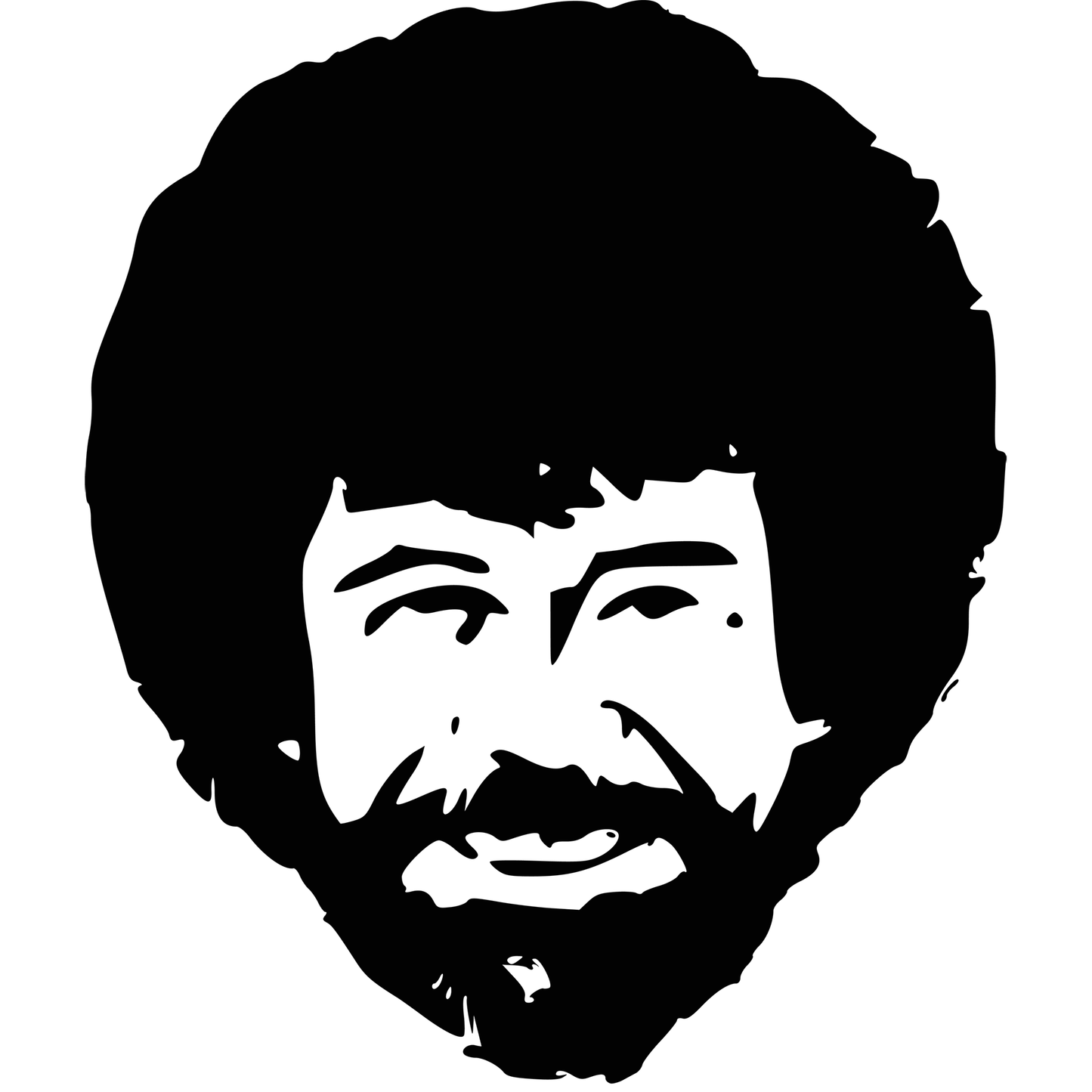 Bob Ross Vinyl Decal Sticker