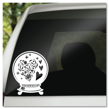 Boho Kristalbal Vinyl Decal Plakker