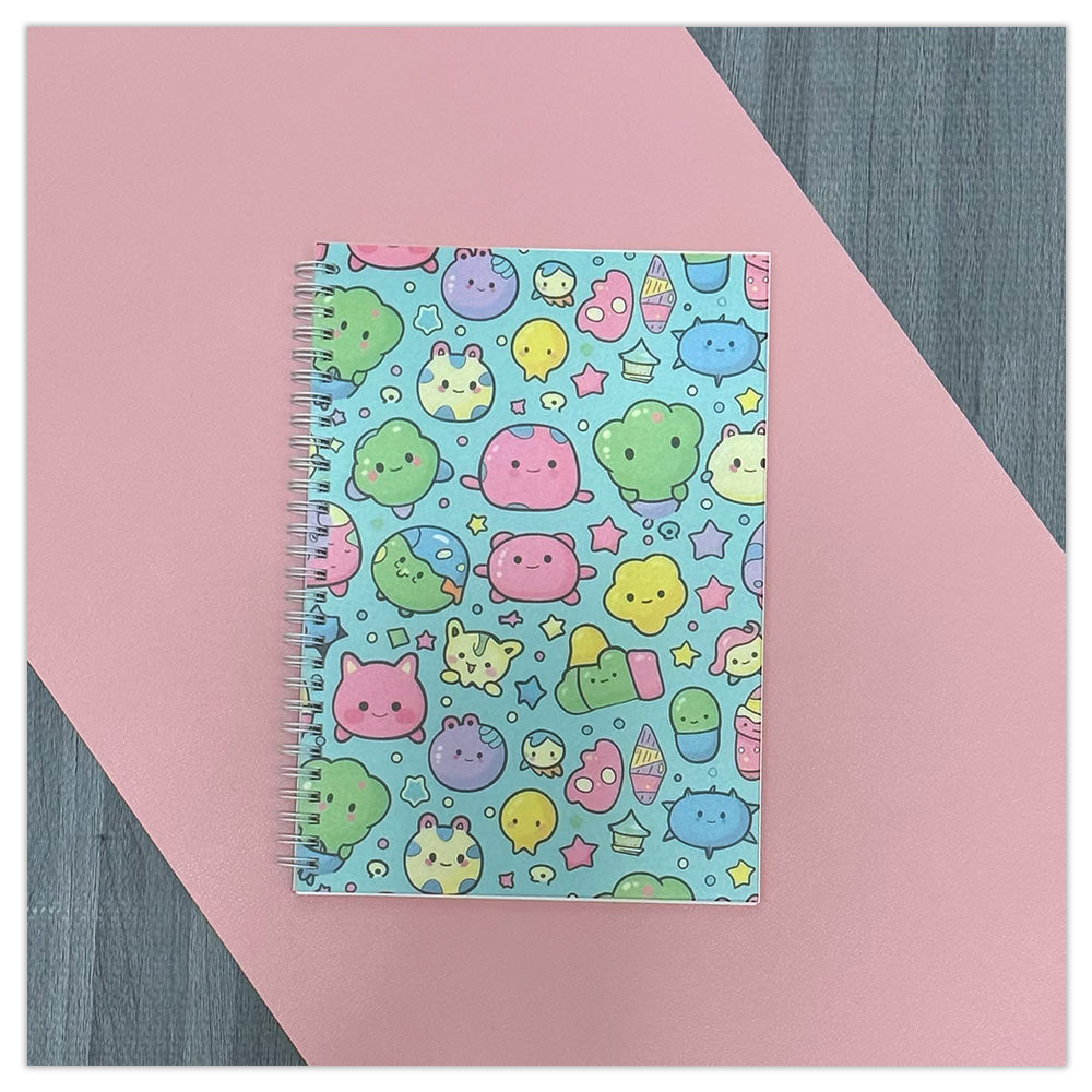 Kawaii Cuties Groot Herbruikbare Plakkerboek - 3 GRATIS PLAKKERS ingesluit!