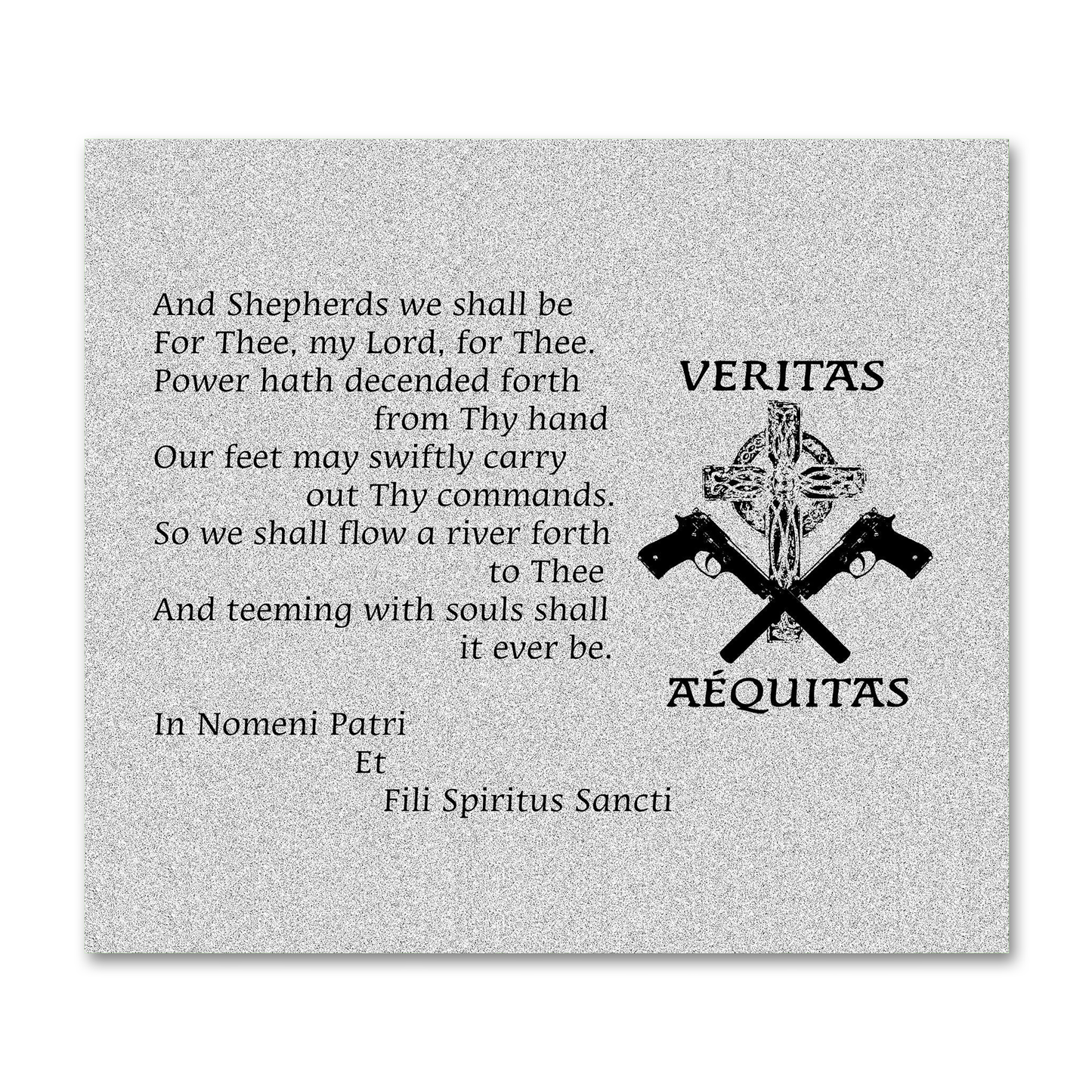 Boondock Saints Gebed Veritas Aequitas 20oz gesublimeerde metaal tuimelaar