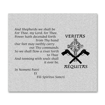 Boondock Saints Prayer Veritas Aequitas 20oz Sublimated Metal Tumbler