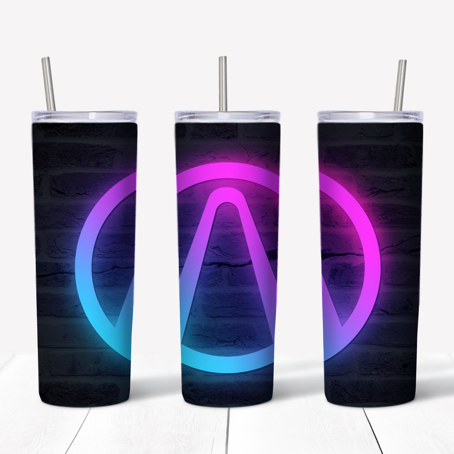 Borderlands Neon Logo 20oz gesublimeerde metaal tuimelaar