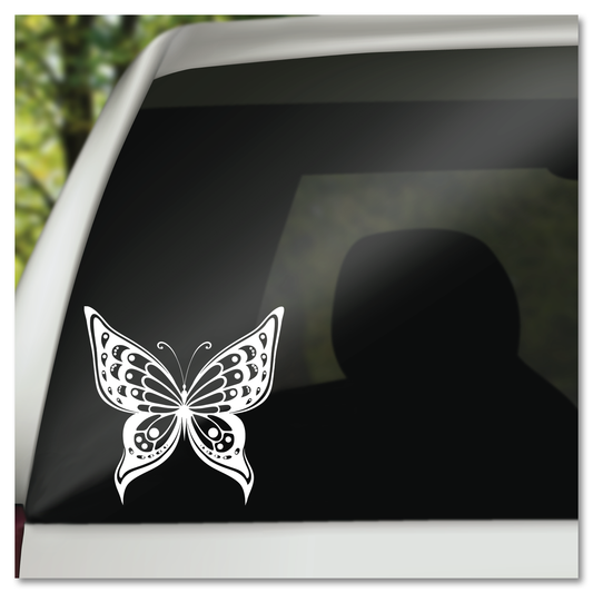 Traditional Butterfly Vinyl Decal Sticker