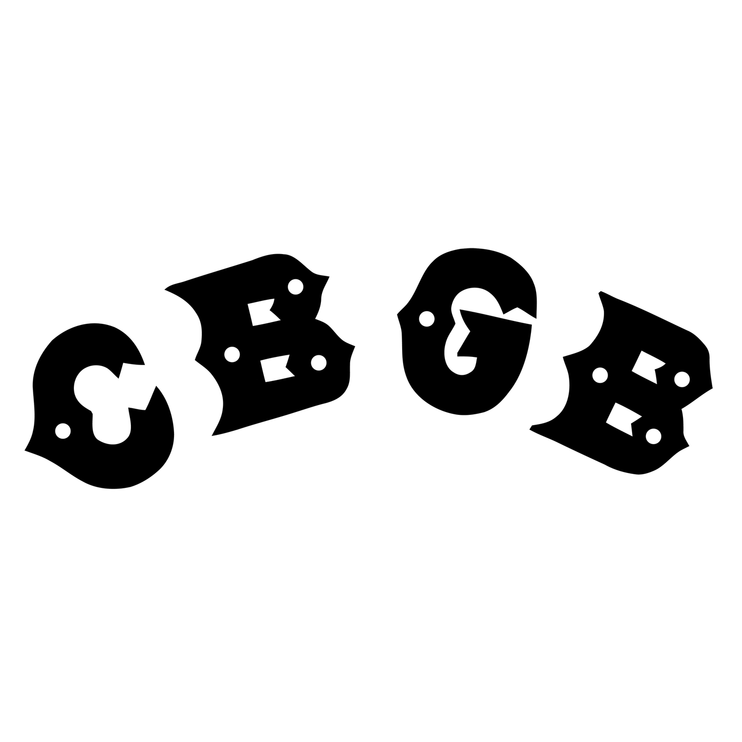 CBGB Vinyl Decal Plakker