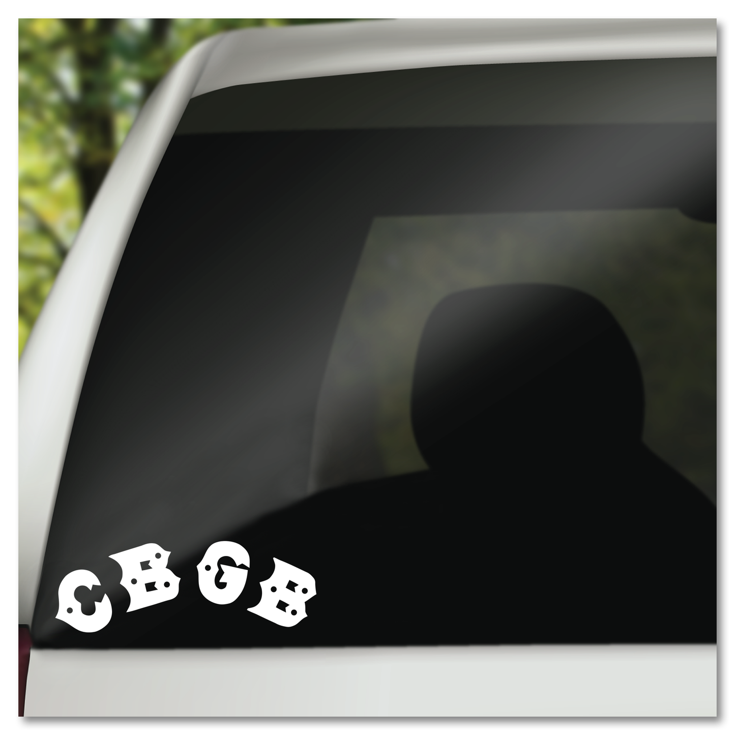 CBGB Vinyl Decal Plakker