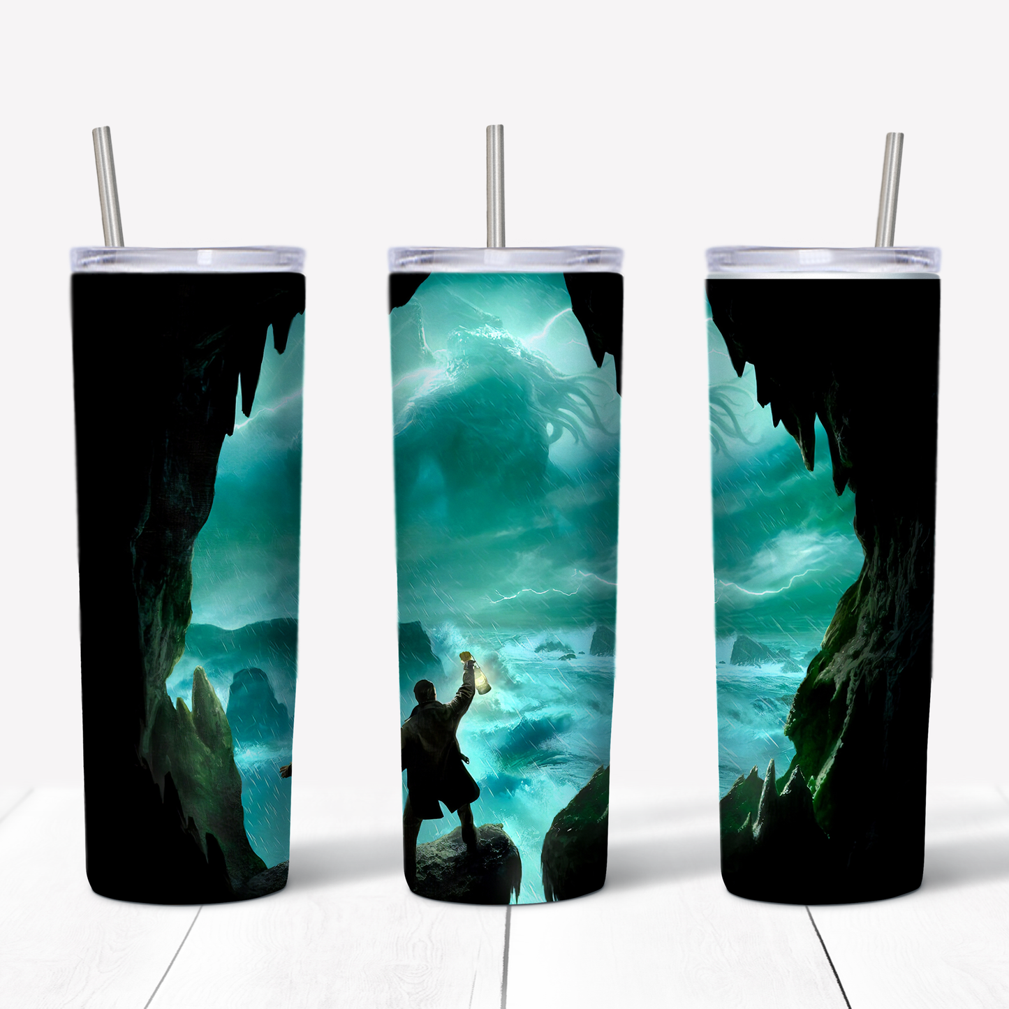 Call of Cthulhu Cave 20oz Sublimated Metal Tumbler