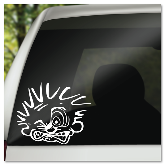Calvin Funny Face Vinyl Decal Sticker