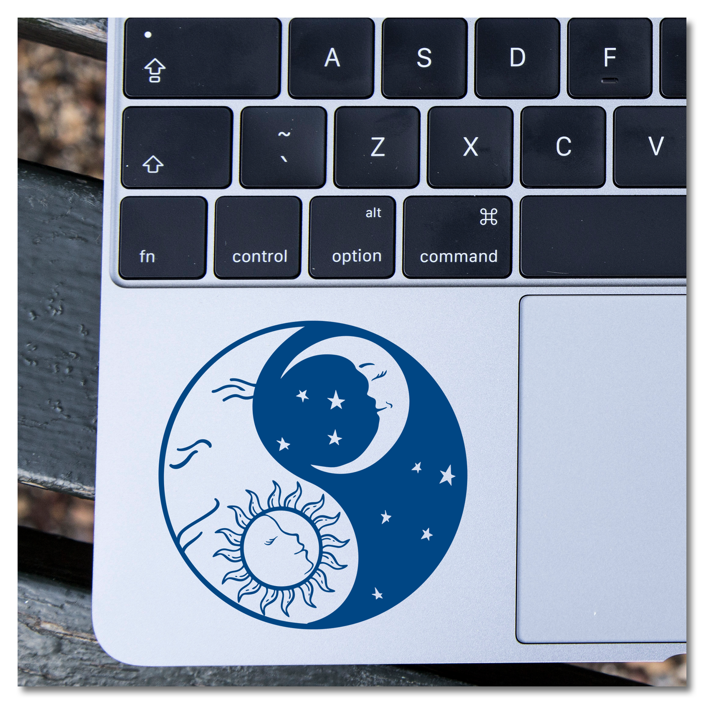 Celestial Yin Yang Vinyl Decal Sticker