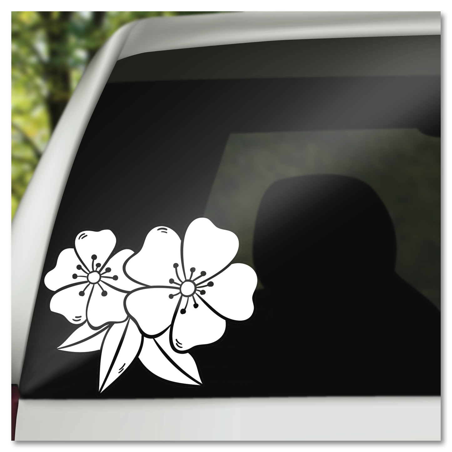 Kersiebloeisels Vinyl Decal Plakker