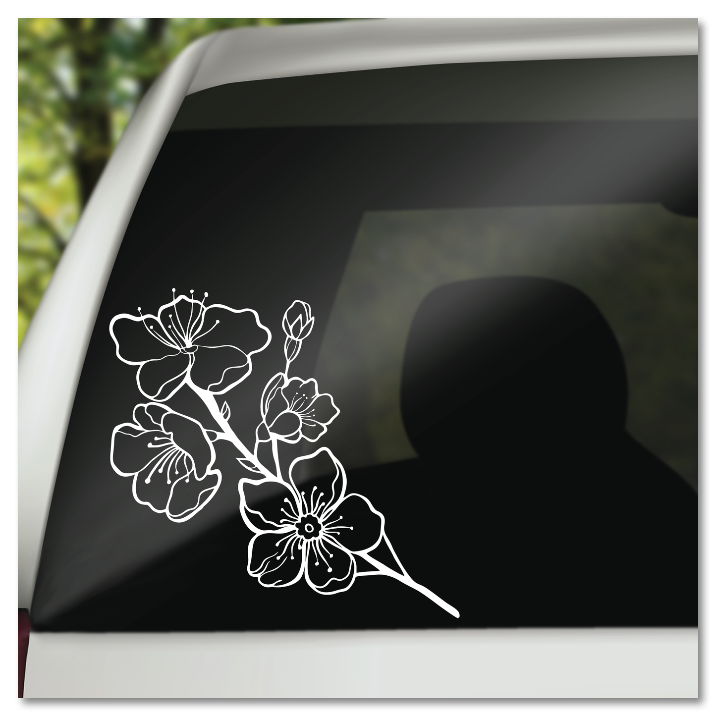 Cherry Blossoms Branch Vinyl Decal Sticker