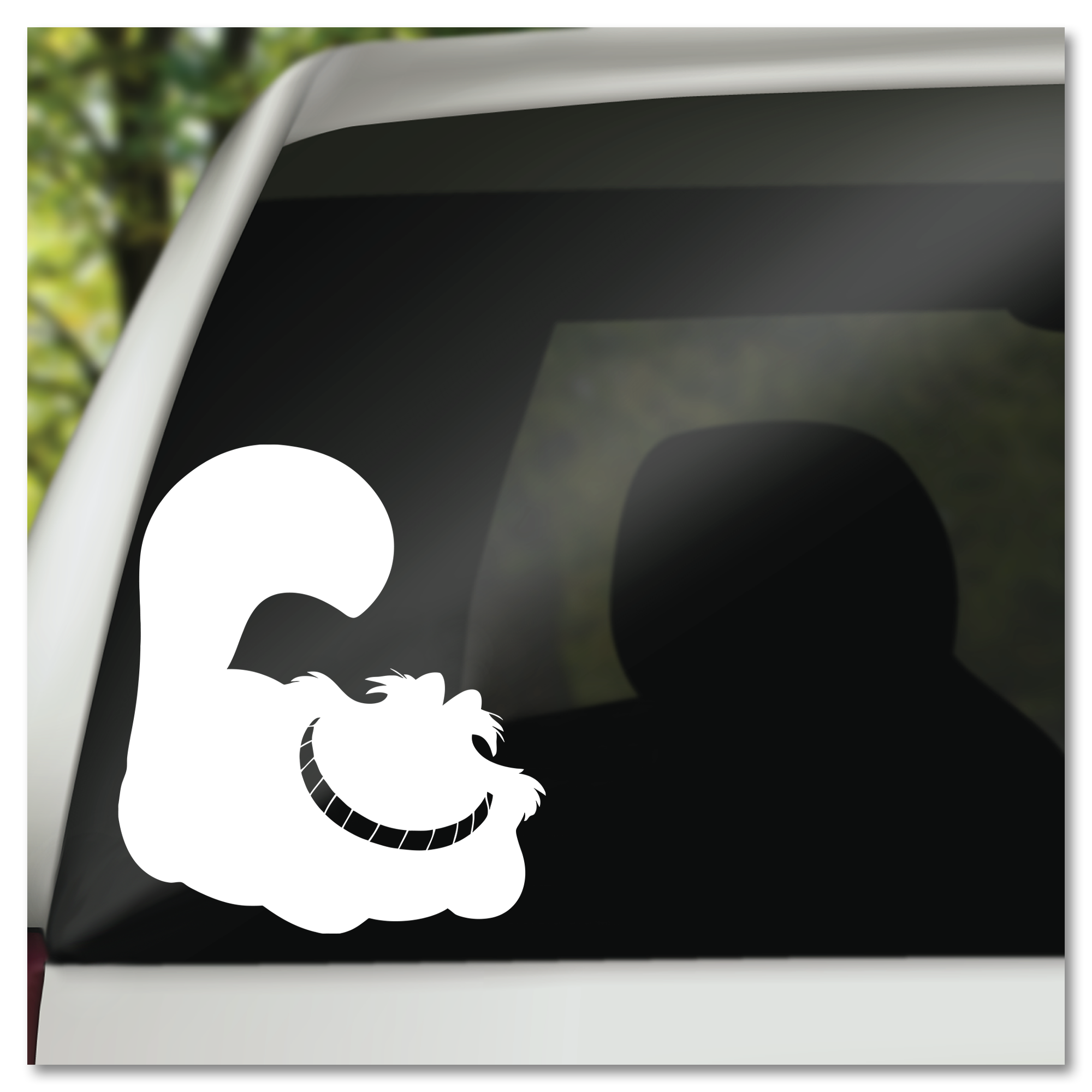 Alice In Wonderland Cheshire Cat Shadow Vinyl Decal Sticker – Pink ...